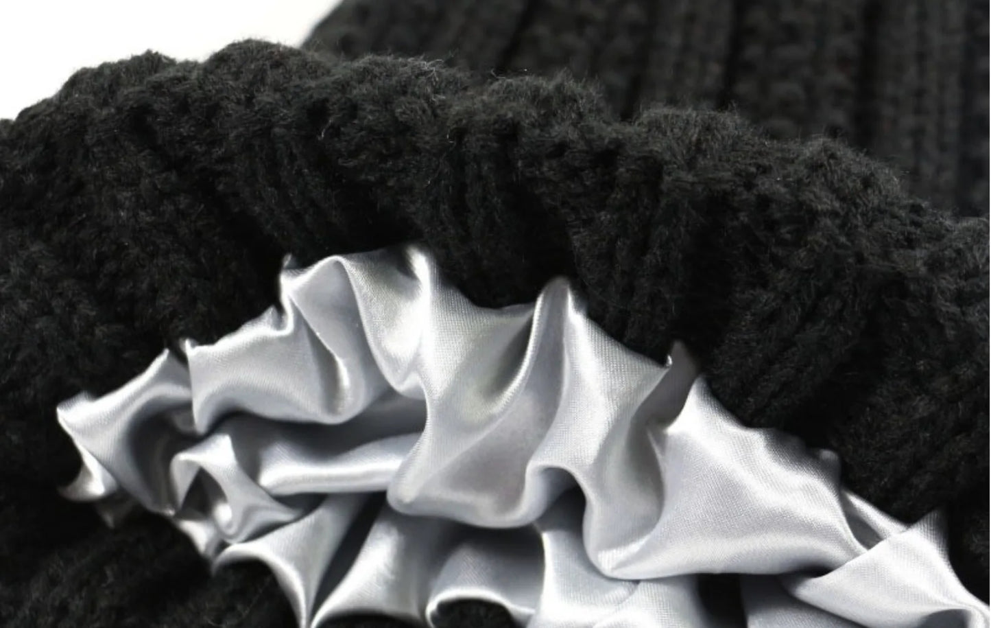 Satin Lined Winter Beanie  For Women